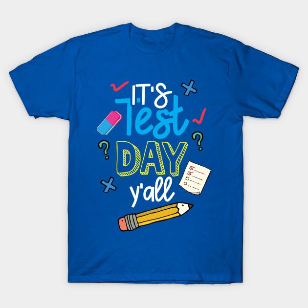 Unisex Fashion TShirt Test Day Print TShirt Plus Size S-5XL T-Shirt 100%Cotton Tops O Neck Short Sleeve Tees