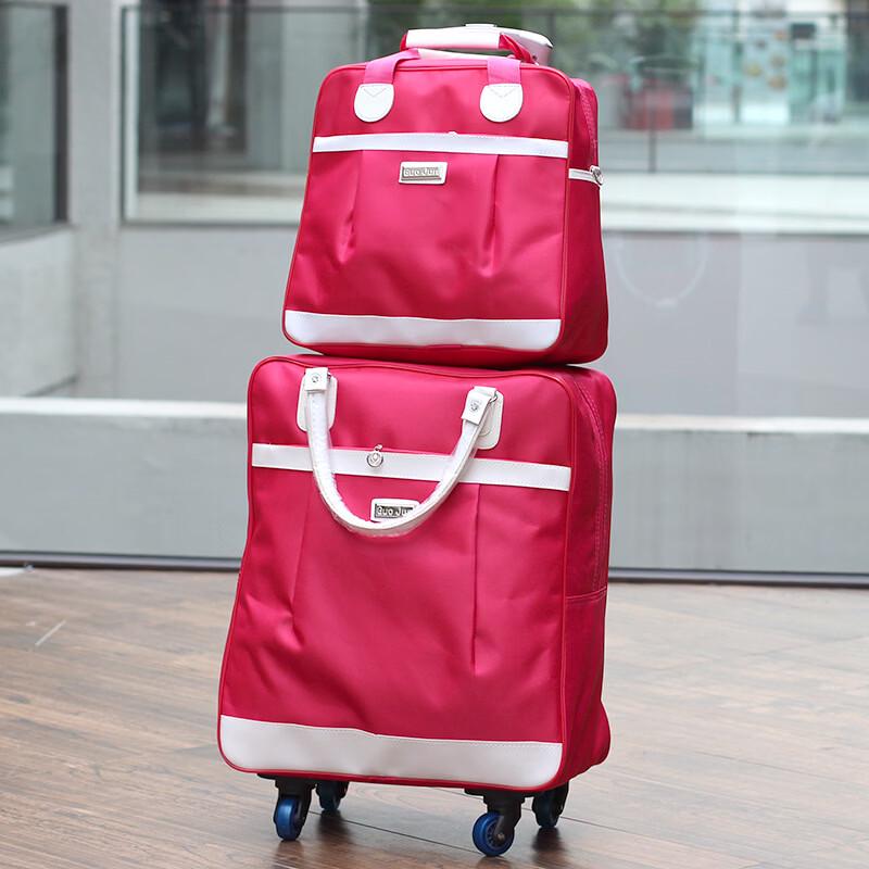 Li Shen Women's Lightweight Rolling Travel Duffel Bag