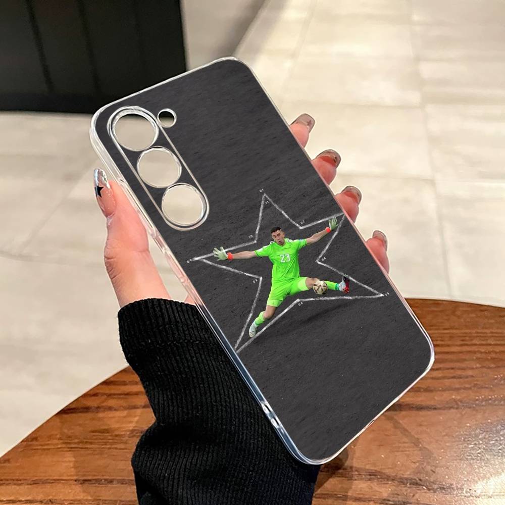 Emiliano Martinez Phone Case For SamsungA10,12,20,21S,30,31,40,50,51,52,70,71 Transparent Cover Samsung a50 30s 50s