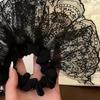 Hair Tie High Elasticity Non-Stretching Double-Layer Lace Korean Style Oversized Skirt Design Hair Rope Buns Ponytails Hair Accessories
