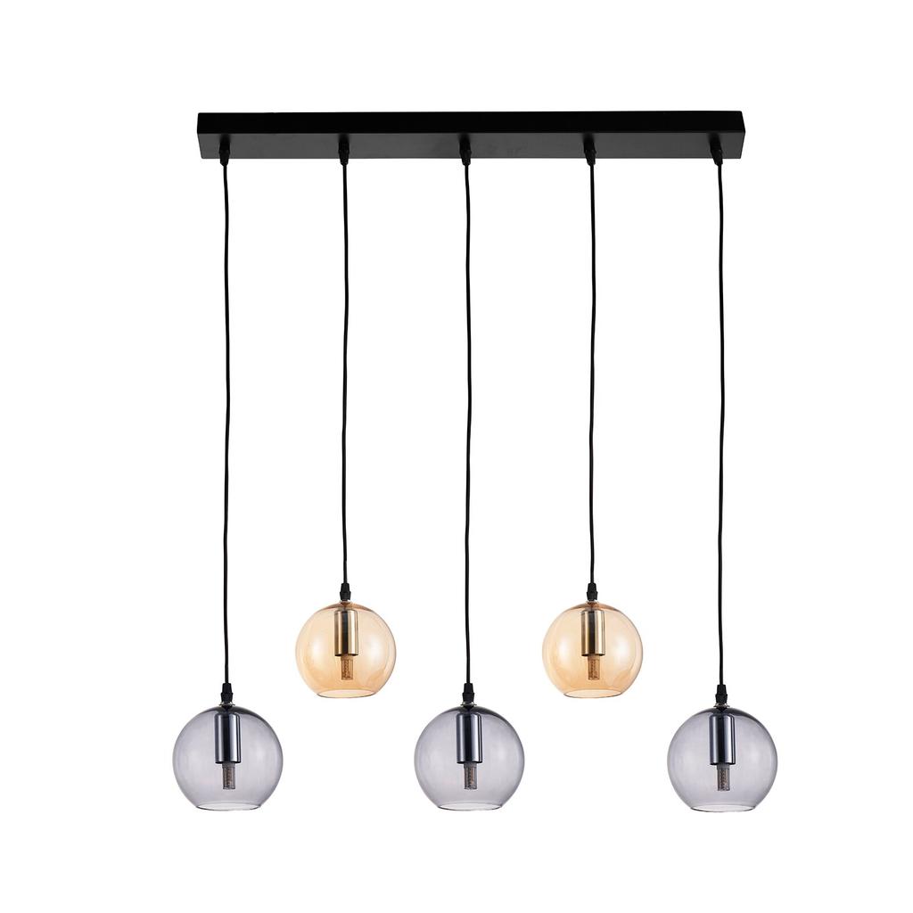 Nordic led g9 bola de vidro jantar luminária cinza/âmbar cabeceira quarto balcão barra corredor café decoração luzes penduradas com lâmpada