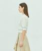 NEAR&DEAR Puff Sleeve Knit Top_Ivory