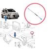 BDP1614 Front Right Door Inner Handle Lock Release Cable for Fiat Fiorino MK3 225 Qubo 2007-2016 Citroen Nemo Peugeot Bipper 2008–2017 1354711080