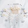 Silver Bride Hair Pins Gold Hair Fork Vintage Wedding Headwear  Headpiece