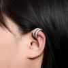 Ipc Round C Shape Cartilage Clip Earrings For Women Fake No Pierced Earrings Aaaa Zirconia Geometric Jewelry Gold  Color