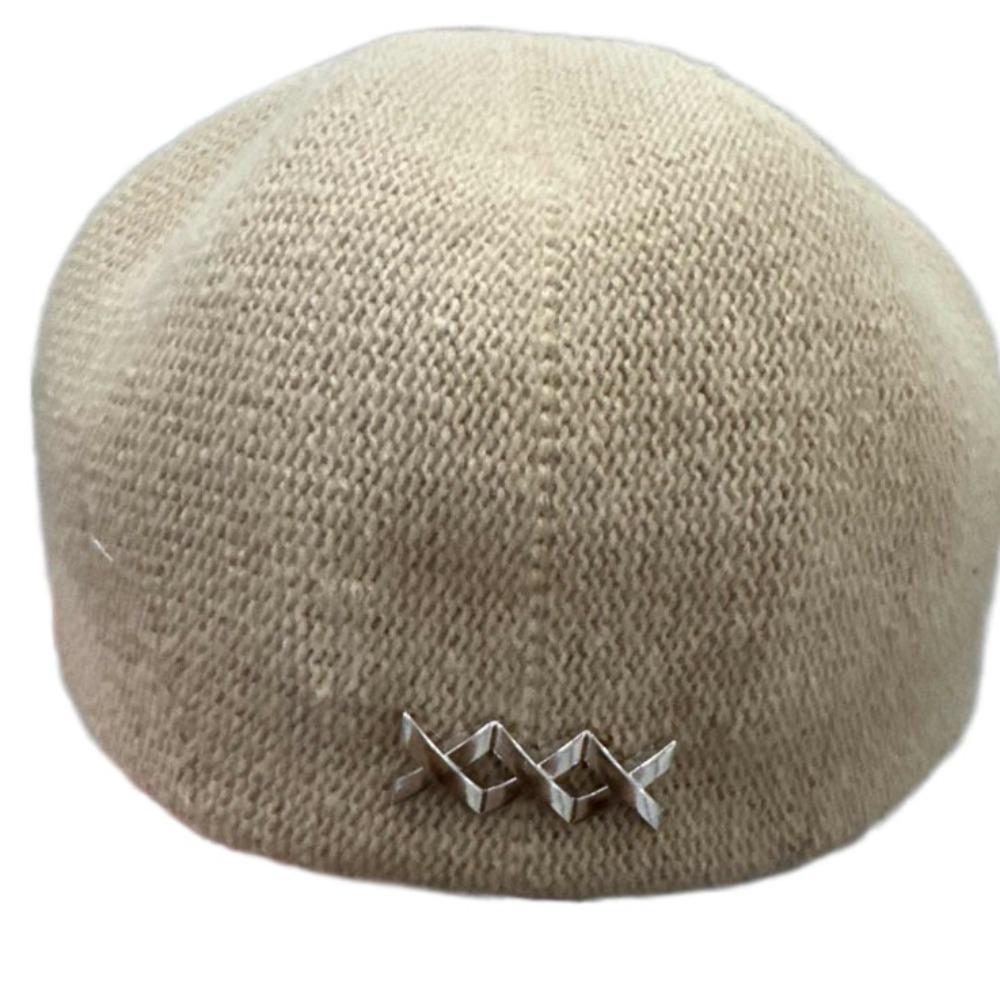 Knitted Woolen Berets Solid Color Octagonal Cap Casual Artist Cap  Party