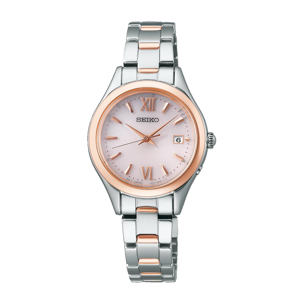 

Годинник Seiko Selection S Series Ladies Solar Radio Round Face SWFH132 Ladies Silver Pink Gold [Seiko Watch] +