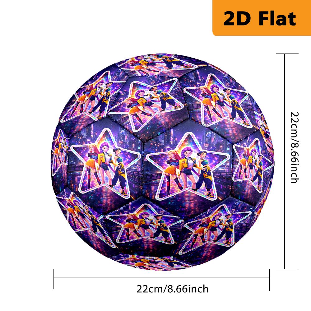Kpop Demon Hunters Adventure Football Suitable For Both Training And Competition Outdoor Sports No 5 Football Wearresistant And Slipresistant