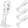 4 Pcs Retail Display Holders Ear-shaped Jewelry Rack Show Earring Hanger Necklace Stand