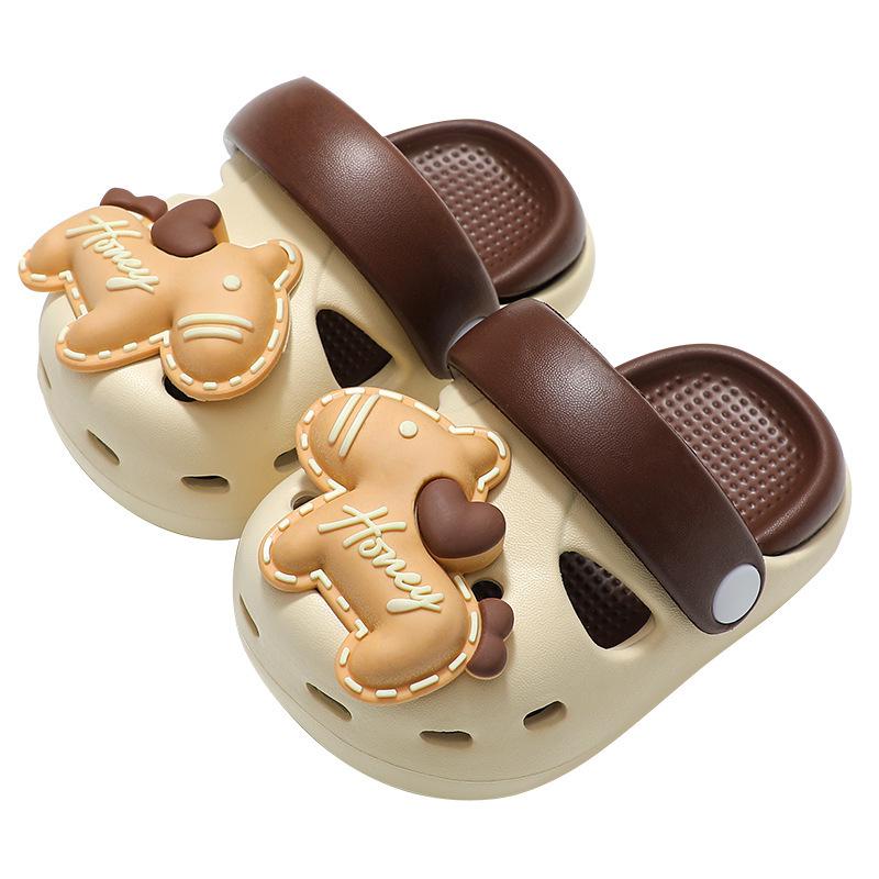 Kinder Crocs-Style EVA Rutschfeste Sommer Cartoon Hausschuhe für Jungen & Mädchen, Indoor & Strand Kleinkinderschuhe.