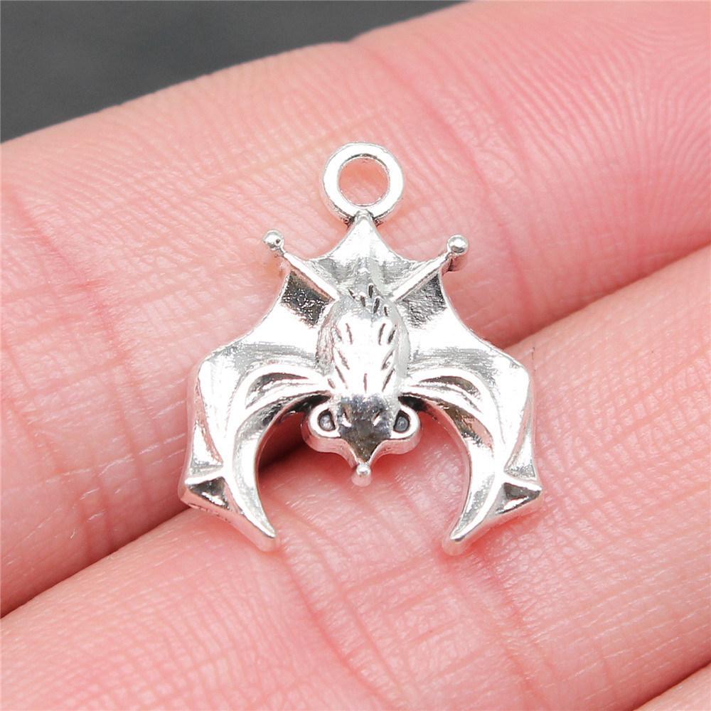 Charms Spider Halloween Bat Pendants Kids' Jewelry Materials QC119