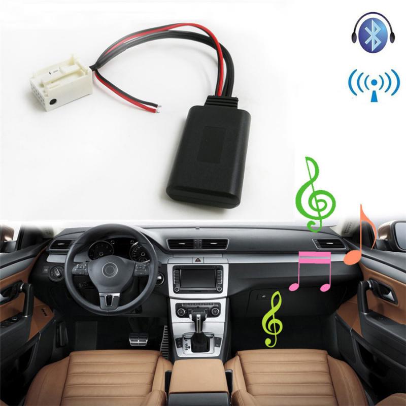 New Car 12Pin Bluetooth Adapter Aux Cable For Peugeot 207 307 407 Citroen C2 C3 RD4
