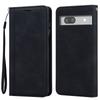 Magnetic Closure Flip Wallet Phone Case for Google Pixel 7a Vintage PU Leather Card Holder Cover