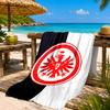 Eintracht Frankfurt Crest Beach Towel, Quick-drying, Easy To Care For, Suitable for Both Fitness and Beach Vacations,Sports Essential