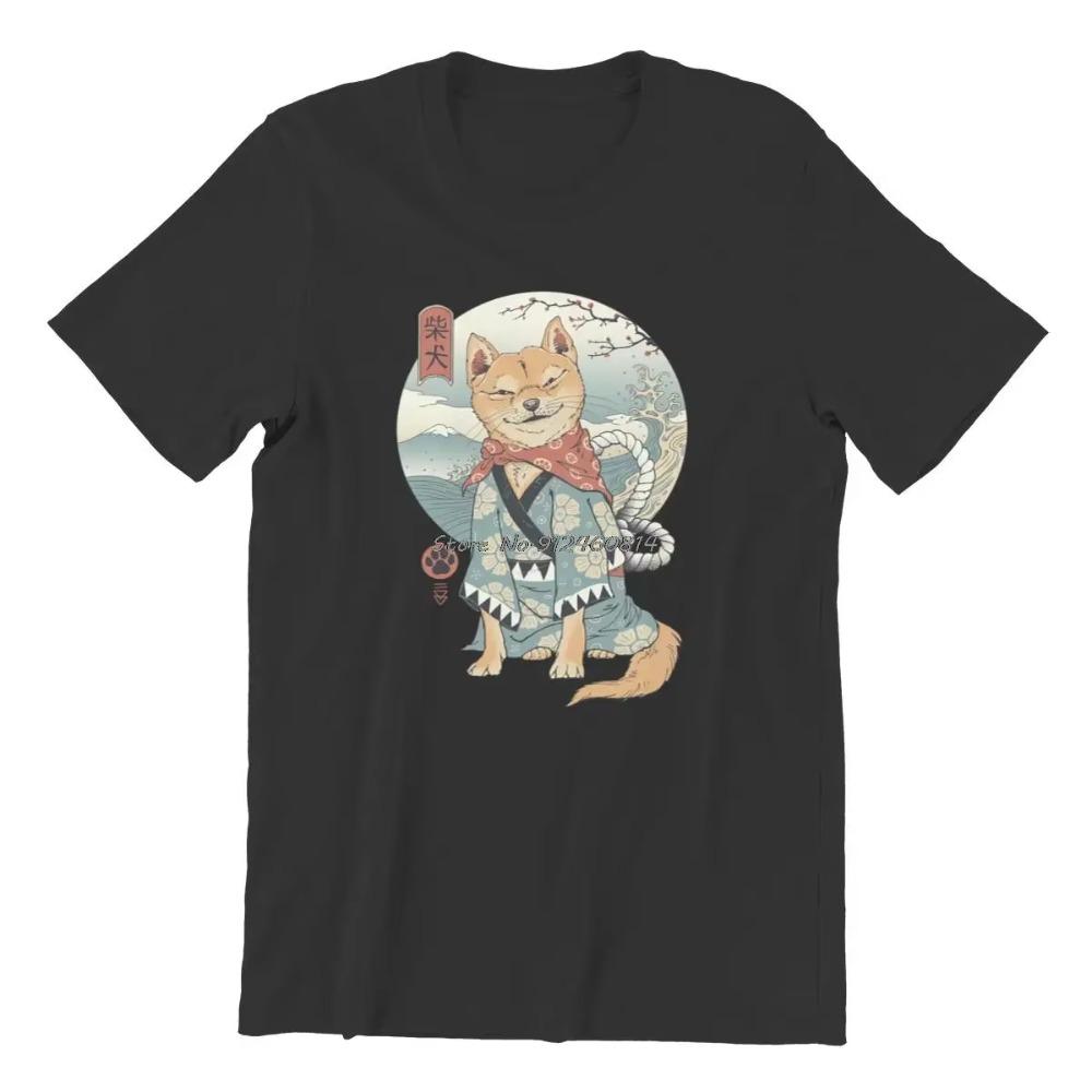 

Мужская футболка с принтом сиба-ину, оптовая продажа одежды, симпатичная мужская футболка с круглым вырезом, хип-хоп футболки, уличная одежда в стиле Харадзюку S