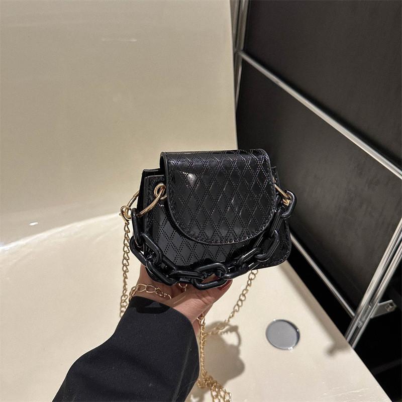 Chic Mini Bag With Quilted Design And Stylish Chain Strap For Everyday Use