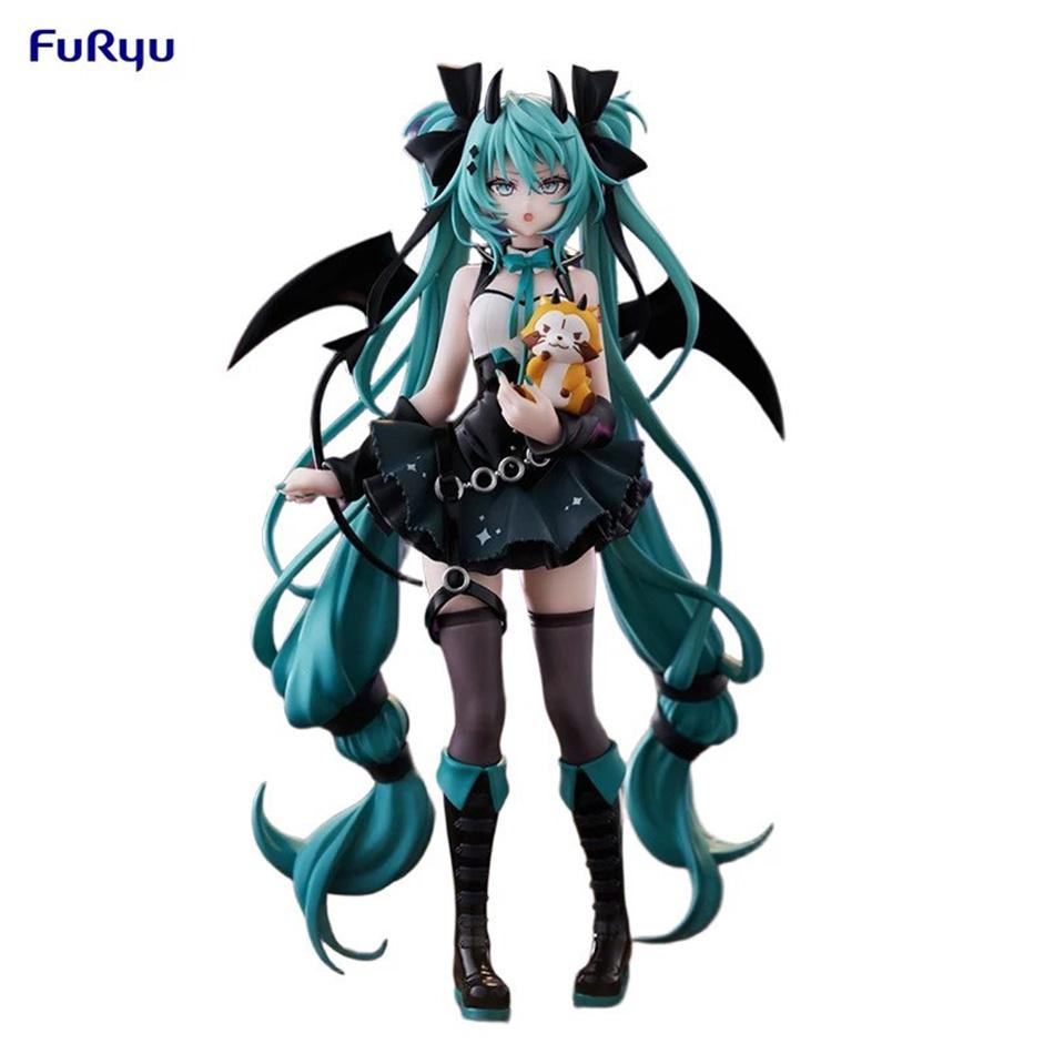 Anime Animation Schönes Mädchen Hatsune Miku Handgemacht Teufel Hatsune Miku Katzenohren Hatsune Miku Niedlich Handgemacht PVC Modell Dekorationen