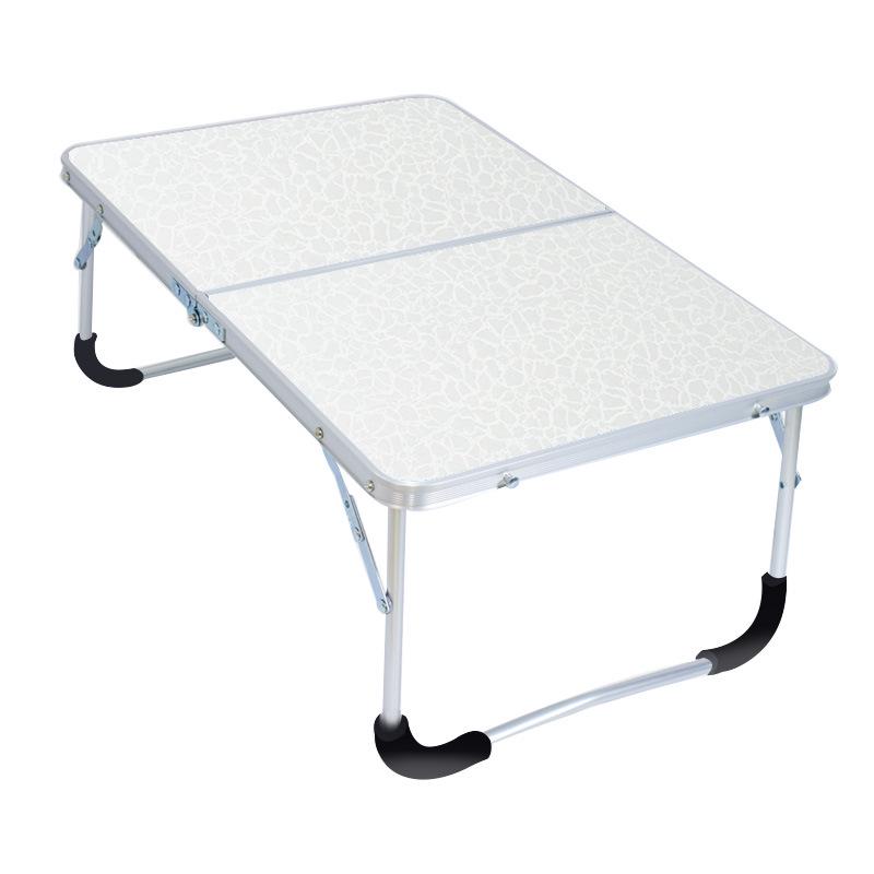 Portable Folding Camping Table: Lightweight Laptop & Snack Bed Desk