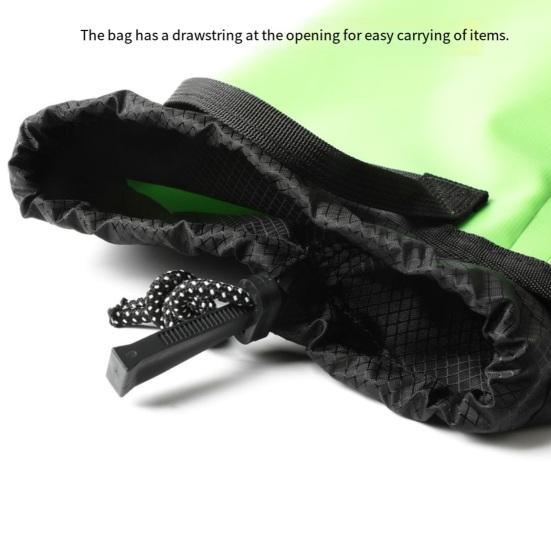 Arborist Rope Storage Bag 5L Tree And Rock Climbing Rope Carrier Bag with Drawstring Closure Multi-pockets Bucket-style Arborist Gear Bag