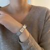 Roestvrij Staal Gaas Horlogeband Armband Gesp Stapelbare Armband Cadeau Voor Haar Beste Vriendin Cadeau