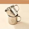 304 Stainless Steel Tea Milk Cup with Handle Children's Cup New Baby Milk Cup