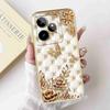 For Realme GT 7 5G 6.78" Case RMX5061 Cartoon Panda New Flower Collection Soft Silicon Cover For Oppo Realme GT7 5G Phone Shell