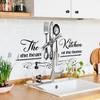 Kitchen Wall Sticker Fork Wall Decal Peel-and-Stick