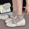 Retro Floral Lace Low-Cut Academy Style Socks for Spring and Summer