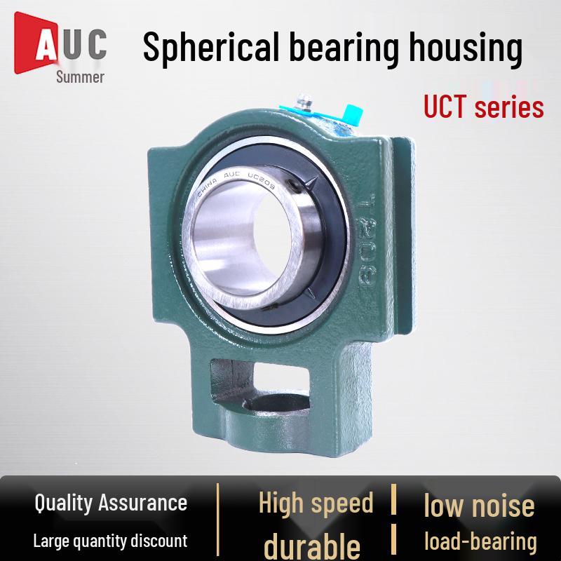 

Fixed Seat Outer Spherical Bearing with Slider UCT203-220 Model UCT204, Bore 20mm