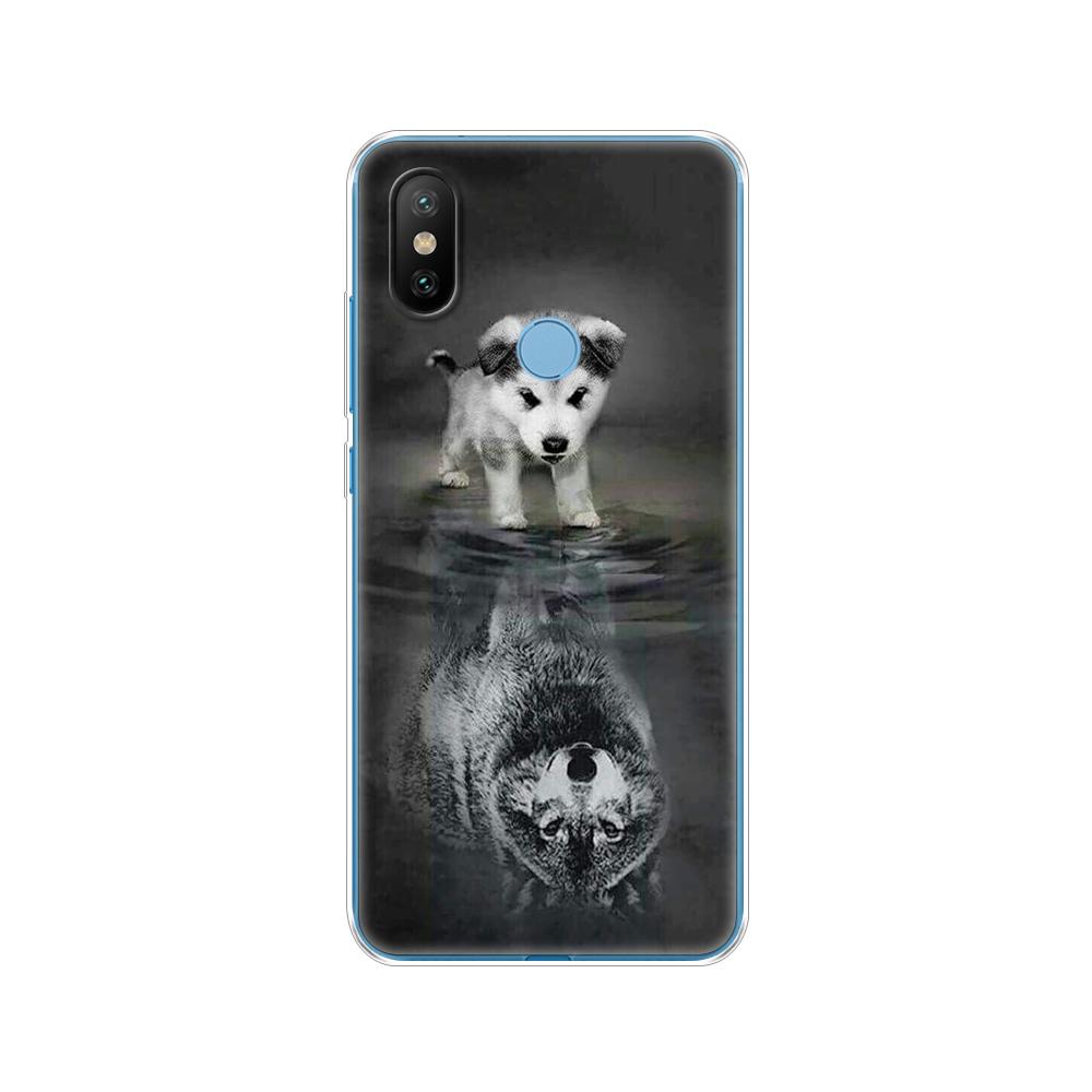 Xiaomi mix 2s için silikon kılıf xiaomi mi mix 2s için yumuşak kılıf kapak mix 2 s arka kapak koruyucu baskı coque