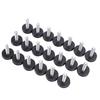 20PCS PTFE Furniture Leveler Feet M6 Thread Antislip Furniture Glides Slider for Tables Chairs Cabinets