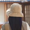 Fisherman Hat Summer Anti-Splashing Shawl Sunscreen Couple Solid Color Sun Hat