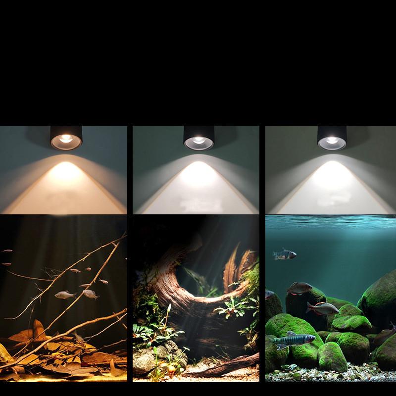 Light Waterproof Aqua Week Lamp Mini Fish Tank Plant Lighting  Accessories Terrarium Supplie Mini7pro-F Aquarium LED
