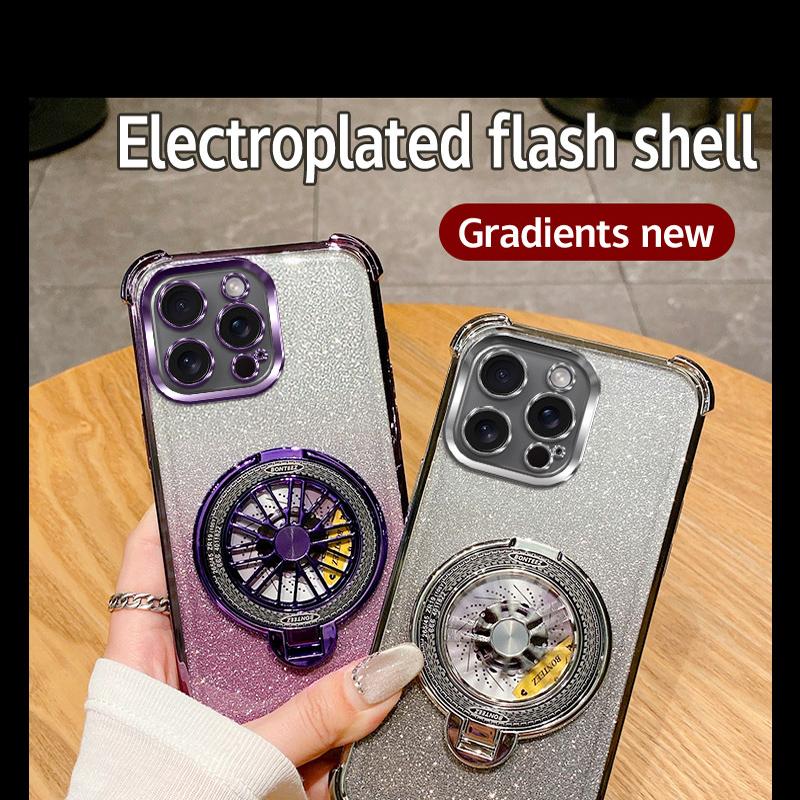 Glitzerverlauf Handyhülle Für Honor X80i X70 X70i X60 X60I X50 X50i X40 X40I X30i X20 X10 Pro Plus Hülle mit drehbarem Ringständer