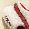 Pantofole Invernali in Cotone con Suola Spessa Antiscivolo per Coppie: Calzature da interno in peluche per uomo e donna
