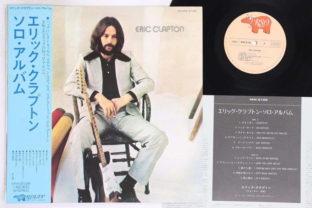 LP Record ERIC CLAPTON - Eric Clapton MW2126 RSO 1975 Japan Obi Rock Used