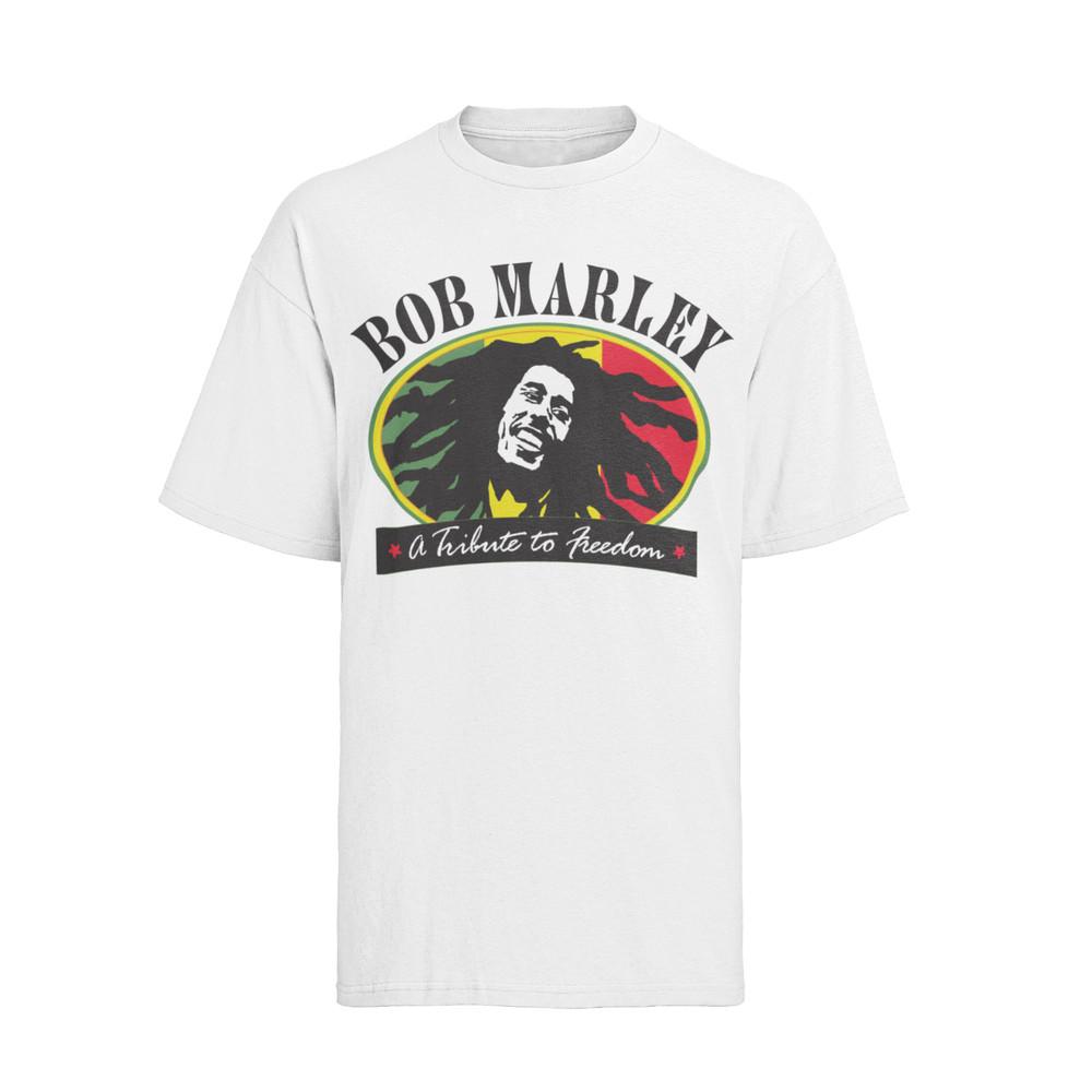 Retro BOB MARLEY  Rapper 70s 80s 90s Konzert Herren T-Shirt