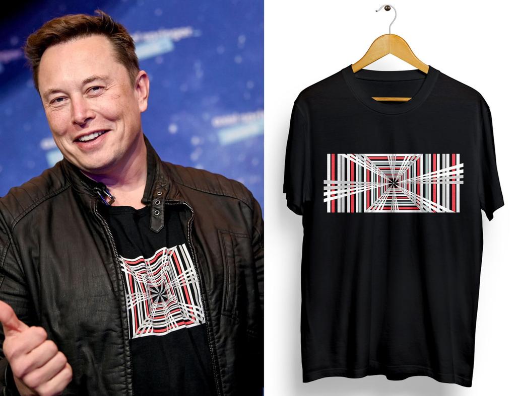Elon Musk Plaid Mode Grafik-T-Shirt, Herren- und Damengrößen (ELN-80090)
