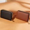 Female Fashion Wallet Multi-slots Large Capacity Wallets Portable Leather Change Money Purse Anti-lost Bus Card Holder