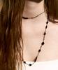Nff Hazy Long Necklace-Black