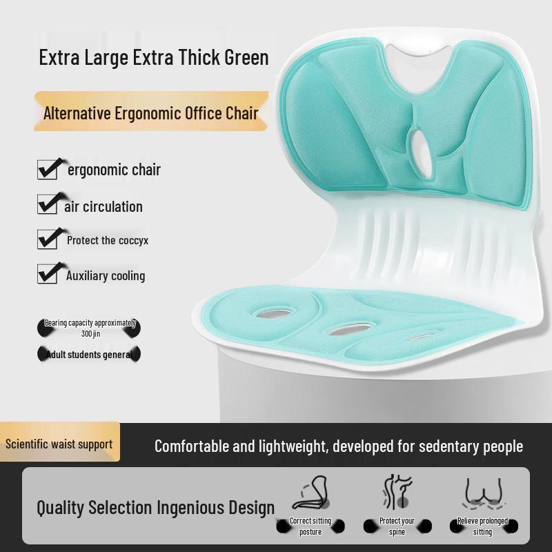 Ergonomický bederní a kyčelní podpůrný polštář pro kancelářskou židli – Podporuje správné držení těla a pohodlí