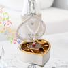 Heart Shaped Dance Ballet Music Box Jewelry Spinning Music Box Gift Present 3