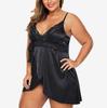 Women Lingerie Lace Underwire Racy Muslin Sleepwear Underwear Nightdress+Briefs