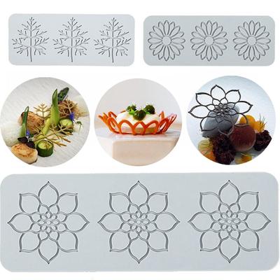 Leaf Dessert Bakeware Baking Molds Fondant Mat Cake Decorating Tools Silicone Mould Cake Lace Mold