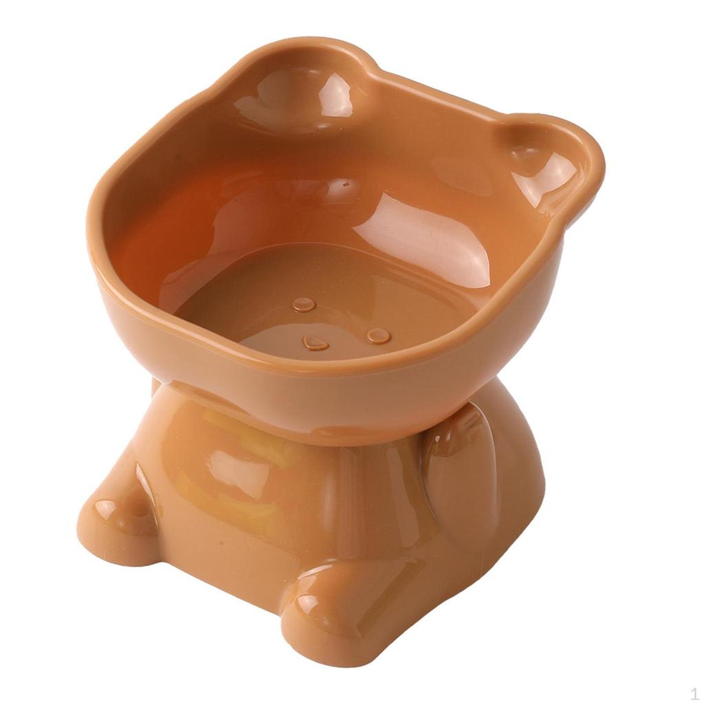 Elevated Cat Bowls, Tilted Raised Bowls for Water Dish Feeder Cats Small Dogs