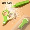 4PCS Newborn Baby Nail Scissor Baby Nail Care Tool Kid Safe Portable Nail Clipper Trimmer Tweezer With Box Children Manicure Kit