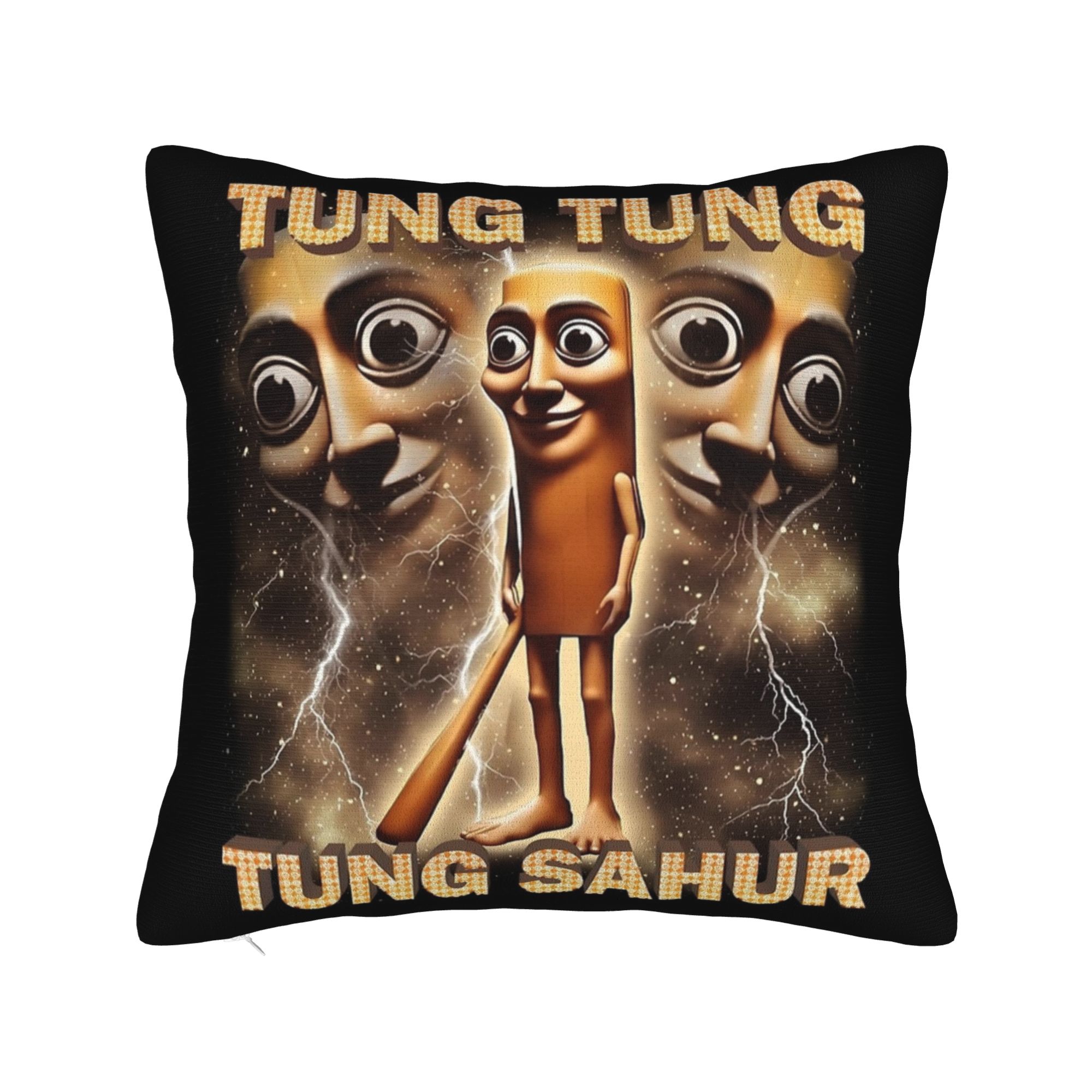 

Наволочка з принтом Tung Tung Tung Sahur Firework для подушки. Подушка-чохол для вітальні, дивана. Новинка. 16x16Inch