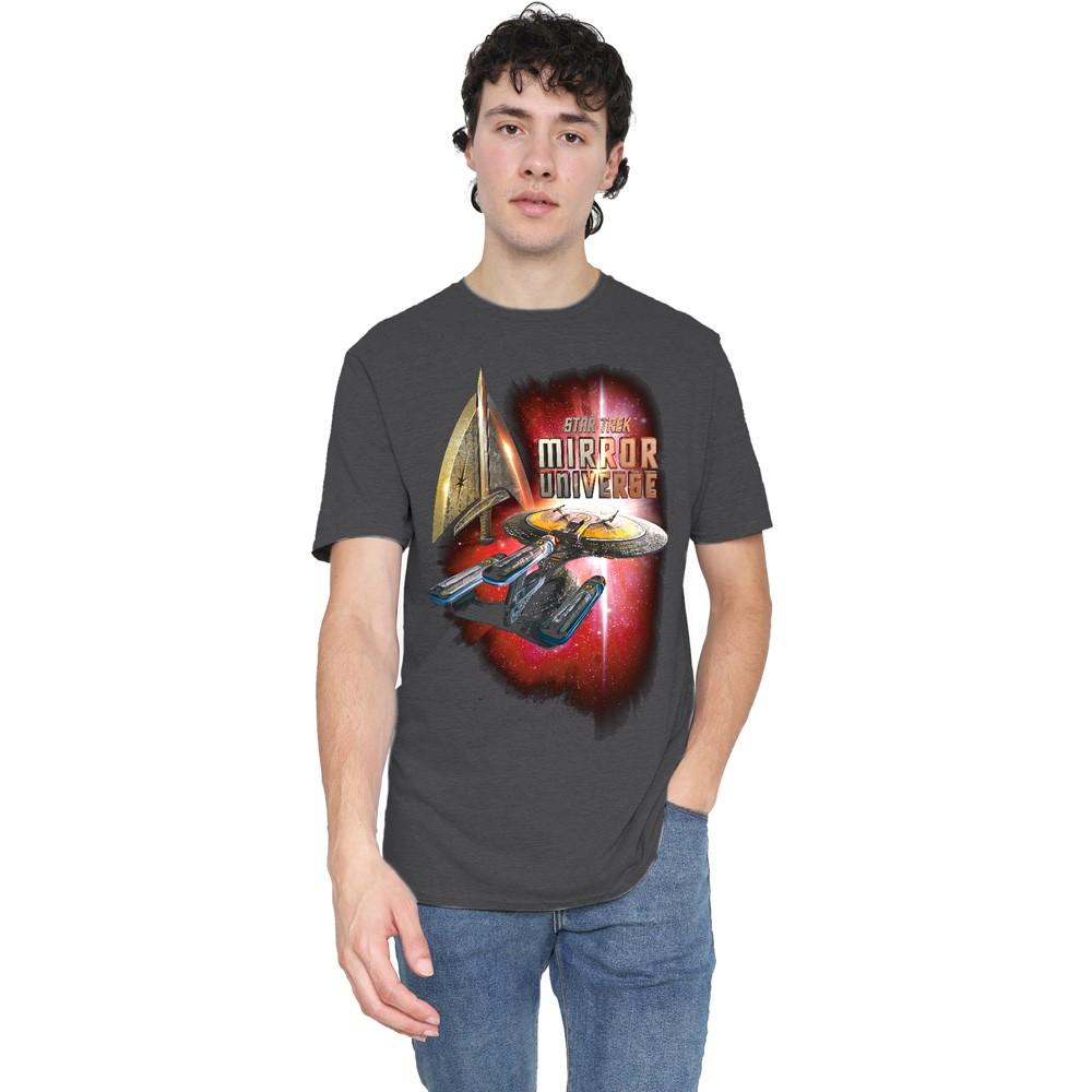 Star Trek Mirror Enterprise T-Shirt S-3XL Charcoal S