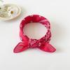 Cotton Paisley Print Bandana Headband Unisex Square Scarf for Outdoor Activities and Daily Wear