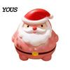 Portable Stress Balls Christmas Squeeze Toy, Santa Claus Shape Soft TPR Relief Sensory Fidget Relaxation for Adults Durable Novelty Hand Kneading Toy
